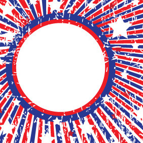 Fourth Of July Vector Grunge Banner - vector gratuit #206343